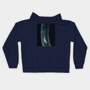 DRIFTING THROUGH SPACE. Kids Hoodie